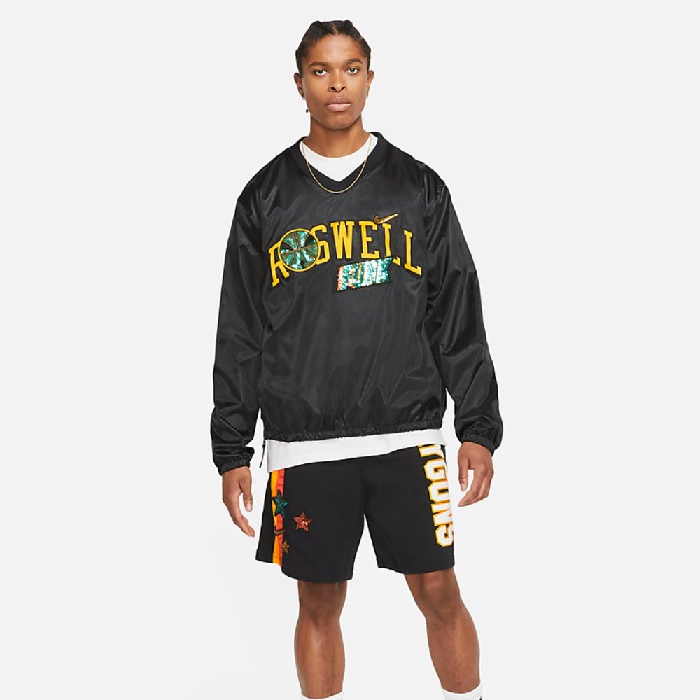 Nike Roswell Rayguns Basketball Warm Up LS Shirt - Picture 2 of 7